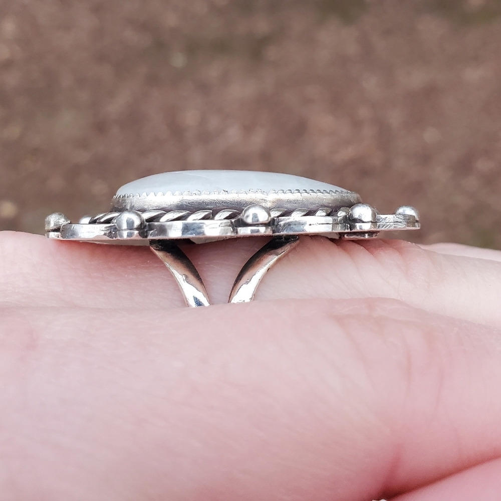 Moonstone Statement Ring - image 4